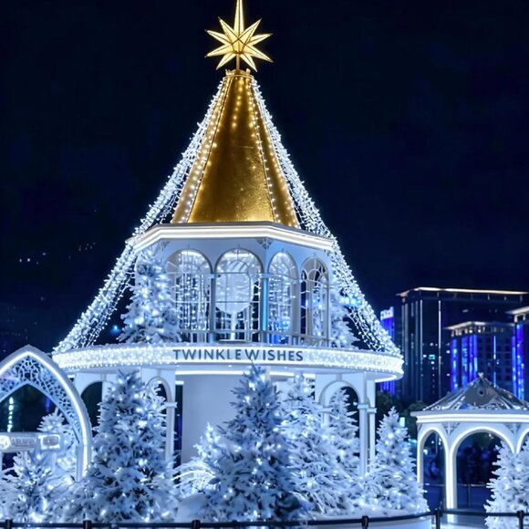 Christmas Lights 23.3FT-70 Lights LED String Lights Commercial Grade Waterproof - Picture 2 of 4